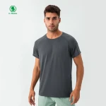 Mens Summer Quick Dry Loose Fitness T-Shirt round Neck Casual Running Short Sleeve Breathable Sweatshirt