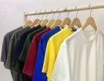 Mens T-shirts Heavy Weight 100% OEM Customized 100% Cotton Logo Size Printing Men T Shirt Blank 100% Cotton/ 100%polyester