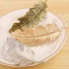 Metal Leaf Feather Hair Clip Girls Vintage Hairpin Princess Hair Barrette Accessories Hairpins For Women Styling Tools Wholesale
