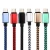 Import Micro led USB Braided Charger Cable for Samsung Extension Woven 1M Wire Data Sync Nylon Line 5 pin Cords from China