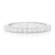 Import Micro Pave White CZ 925 Sterling Silver Fine Jewelry Women Thin Eternity Band Rings from China