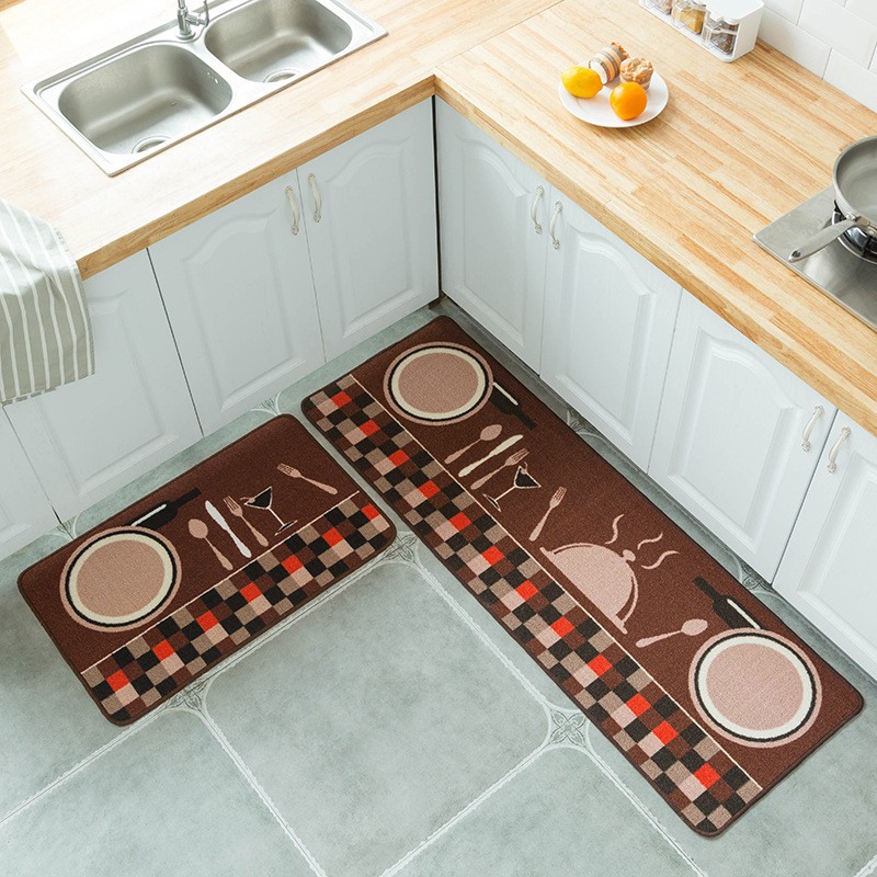 Microfiber Kitchen Accessories floor mat water absorbent anti slip kitchen mat