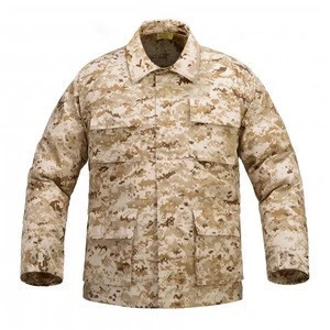 military camouflage rip-stop polycotton breathable BDU uniform Jacket
