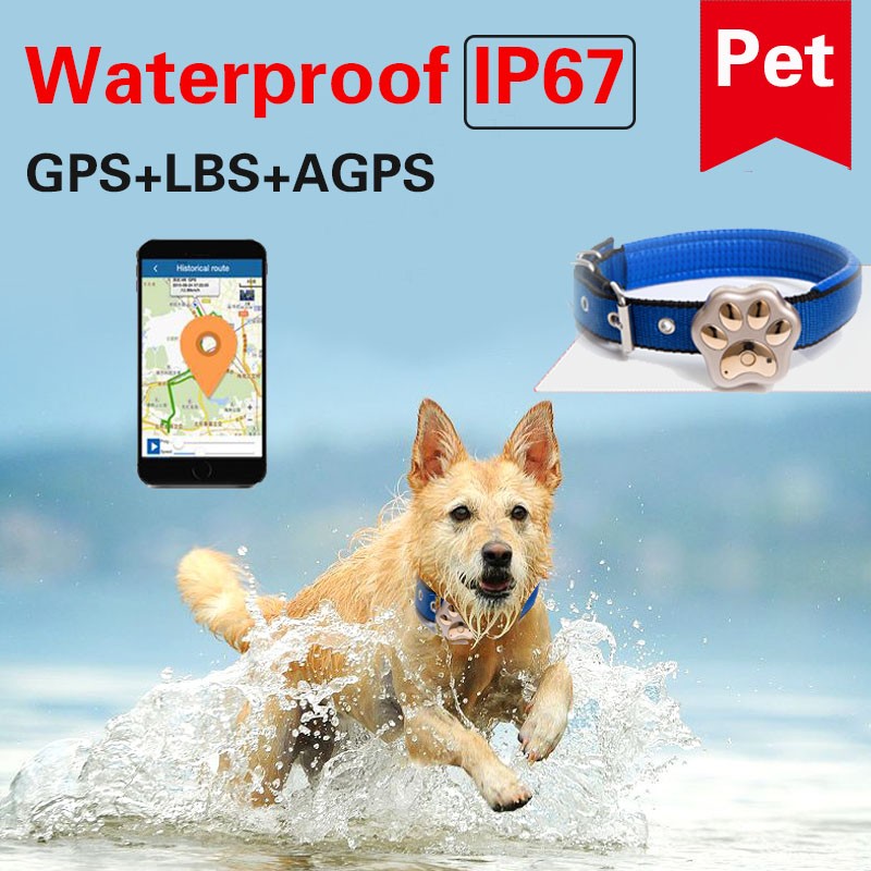 Mini GPS Tracker RF-V30 Animal Pets Tracker Waterproof Anti-lost Locator Box Optional Smart Locator Geo-fence Voice Monitoring