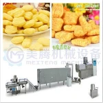 mini puffed corn wheat snacks food extruder machines
