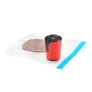 mini vacuum sealer food container and vacuum zipper bag with fully automatic vacuum pump