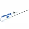 Minimally invasive laparoscopic surgical instruments electrode hook with three-way valve