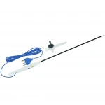 Minimally invasive laparoscopic surgical instruments electrode hook with three-way valve