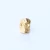 Miss Jewelry Supply Wholesale Charm Custom Metal Beads, 14K Gold 925 Sterling Silver Skull Bead