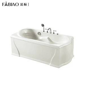 Modern Acrylic freestanding outdoor spa tub rectangle massage bathtub for bathtub