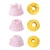 Modern cute design 3d non-stick kitchen baking multifunctional silicone silicon tools cake pan molds set