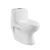 Import Modern design ceramic washdown toilet sanitary ware one piece toilet bowl diamond big size toilet from China