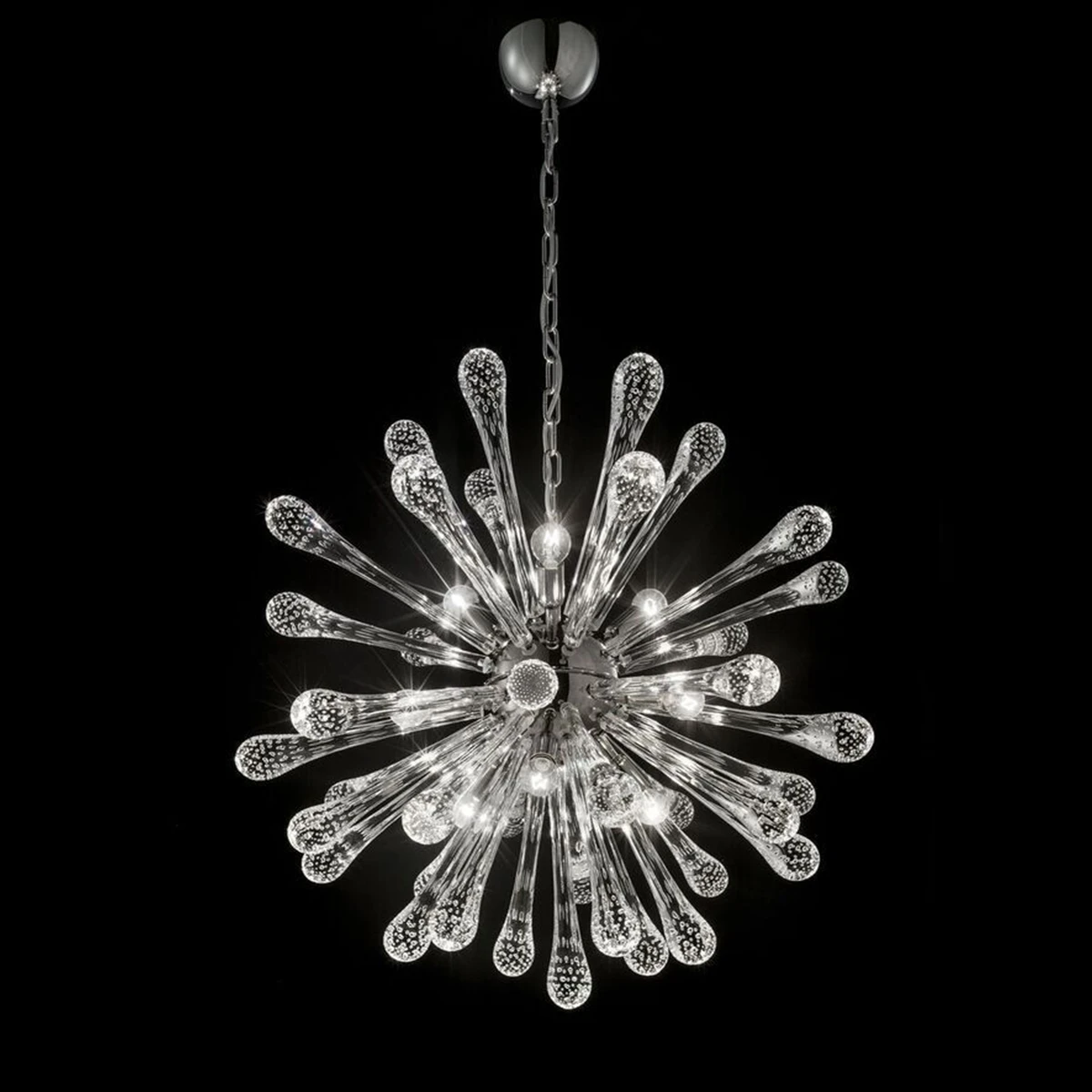 Modern Dining hand blown glass sputnik chandelier