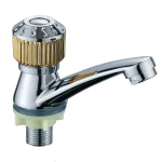 Modern good price deck mounted zinc basin faucet single lever handle cold water wash basin faucet for bathroom