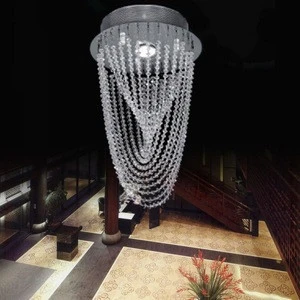 Modern High Quality Luxury Stainless Steel Crystal Chandelier -900