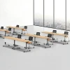 Modern metal office furniture table frame stainless steel legs