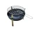 Import Modern Style 12DIA round charcoal barbecue stove mini bbq grill portable for outdoor camping from China