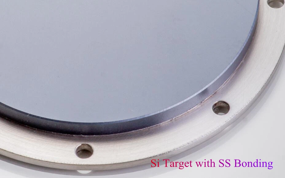 Monocrystalline Silicon Bonded Assembly Sputtering Target