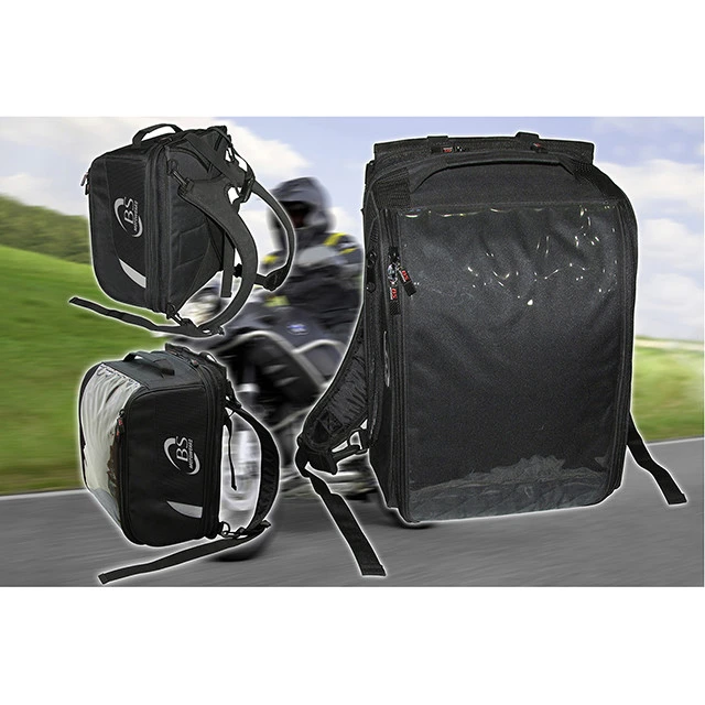 Motorcycle polyester cordura black tank bag