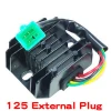 Motorcycle Voltage Regulator Rectifier 125 external plug with 5 wires