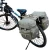 Import mountain bike rear seat waterproof bag brand-new rack saddle bag colorful bicycling pouch storage bicycle rear seat post bag from China