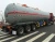 Import movable 58cbm 40t LNG storage tank+ mobile CIMC tri-axle skeletal cryogenic LPG semi trailer from China