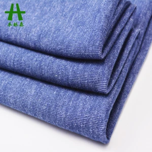 Mulinsen Textile Knitted Yarn Dyed Polyester Cotton French Terry Knit Fabric
