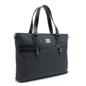 multifunctional bag for men fashion fabric briefcase mens working bag