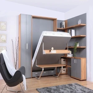 murphy bedroom furniture set,wall bed with office desk