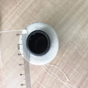 Natural 100 Silk Thread Yarn for Sewing Machine and Hand Roll of Scarf in White Color for Embroidery