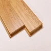 natural colour Solid Hardwood Oak Herringbone Flooring For Indoor Residential