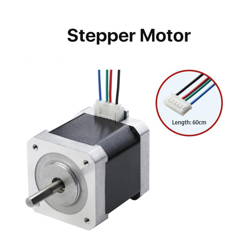 Buy Nema 17 1.8 Degrees Dc Motor Low Rpm High Torque 3d Printer Stepper ...