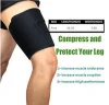 Neoprene compression leg brace support thigh wrap for sports training