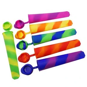 New 100% Food Grade Silicone  Approved Material Popsicle Ice Cream Molds