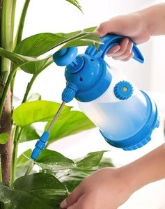 New 1.2L Plastic Watering Can Air Pressure Type Automatic Spraying Used in Garden/Outdoor Beach/Indoor Bonsai