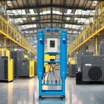 New 1.6 Nm3/min Heatless Air Dryer Adsorption Type Industrial Compressor Parts Adsorption Air Dryer Support customization