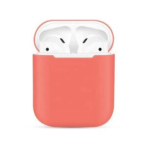 New and Hot  Multi Colors Portable Silicone Rubber Soft Case Wireless Earphone Box Accessories  for Apple Air Pods
