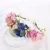 Import New arrival  artificial flower crown fashion tiara crown wedding tiara crown from China