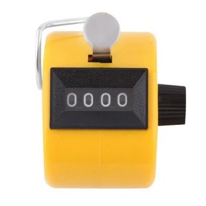 New Arrival Digital Chrome Hand Tally Clicker/Counter 4 Digit Number Clicker Golf