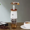 New Arrival Electric and Manual Mini Coffee Grinder With 5 Adjustable Setting Espresso Coffee Burr Grinder Coffee Grinding