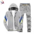 Import New Arrival Top Quality Black Plain Design Custom Logo Outdoor Sweatsuit Clothing Tracksuit For Mens Clothing from China