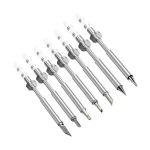 New ceramic soldering iron tip Chisel Shape Soldering Iron Tip Single Flat for Soldering Station Welding Tips for SQ-001/SQ-D60