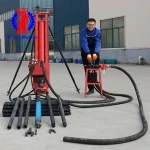 New condition and power drilling meatal mine tunnel drill/full hydraulic tunnel drill rigKqz-100 Pneumatic metal mining rock rig