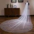 Import New Customized Long Gold-gilded Yarn Lace Trim Ivory Wedding Bridal Veils Suppliers from China