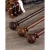 Import New design aluminium  curtain pole accessories with finials from China