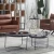 Import New design home bedroom sofa round wooden coffee center table with nest from China