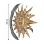 Import New Design Wall Decor 3D Sun And Moon Metal Wall Decor from China