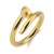 Import New Fashion  Trendy Joyeria Acero Inoxidable Gold Jewelry   Women Nail Rings from China