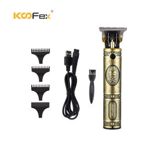 new men rechargeable metal  portable powerful cordless 0mm hair trimmer//