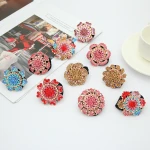 New Shiny Elegant Crystal Hair Ring Rope Ponytail Holder Girl Elastic Hair Band Rhinestone Flower Princess Hair Accessories